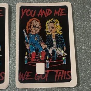 Horror Themed Credit Card Skins with Chucky Characters
